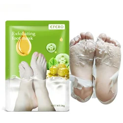 Masque de pédicure SPA pour les pieds extensibles, chaussettes de pédicure remodelées, blanchiment de la peau, peeling des talons, anti-Contation, soins de la peau