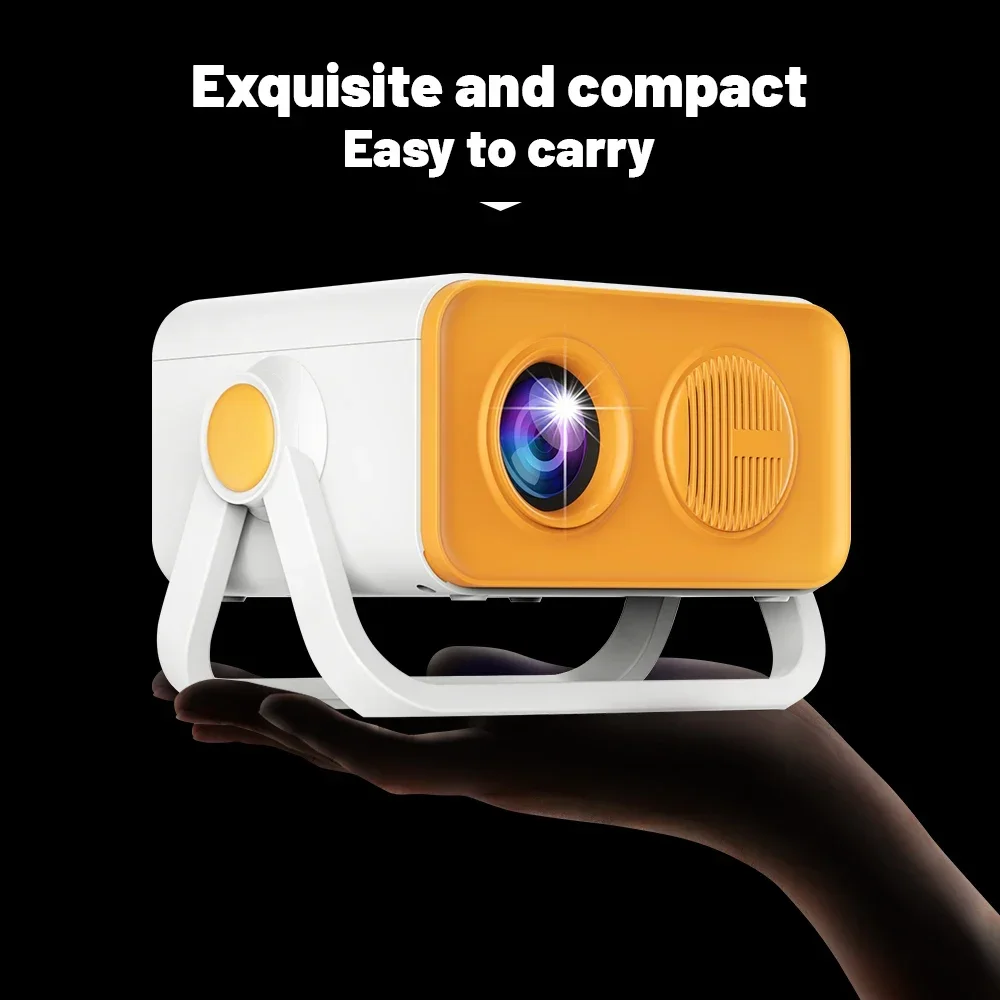 

New HT23 PRO Native Portable Projector 800ANSI 1080P Auto Focus Keystone Correction Android13 BT5.2 WIFI6 360° Home Cinema 2025