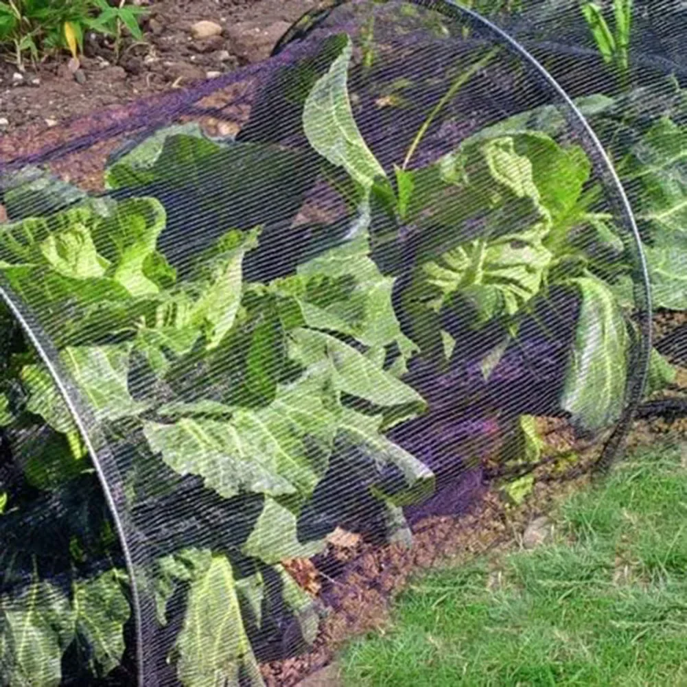 Garden Greenhouse Black Mesh Cover Crop Protection Weather Resistant Plant Cover Frost Shield Temperature Maintenance