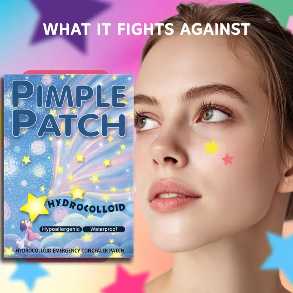 แผ่นแปะสิวรูปดาว 1400 ชิ้น สำหรับผิวหน้า ไฮโดรคอลลอยด์ ซึมซับได้ดี ปิดรอยสิว แผ่นแปะสิวไฮโดรคอลลอยด์ ลายดาวน่ารัก