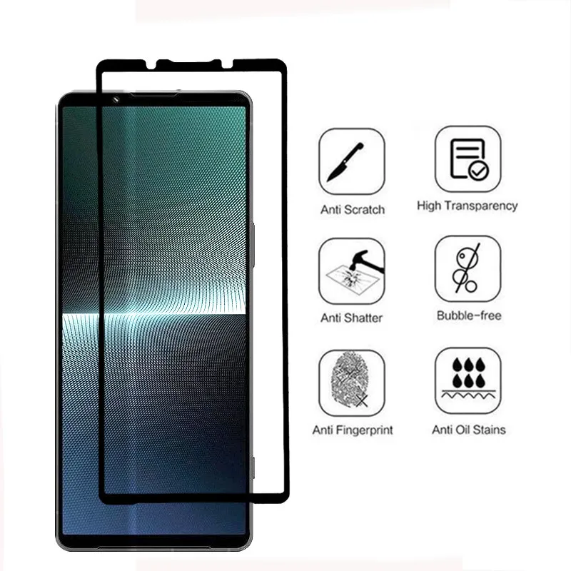 3PCS Screen Glass For SONY Xperia 1V 1IV Front Tempered Protector For Xperia 1 III 1II Front Glass Film 9H