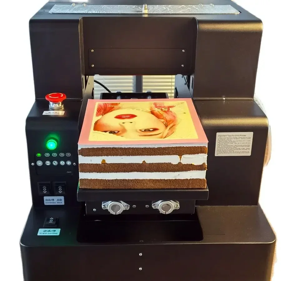 Automatic Cake Printer Edible Ink Printing Machine for Cake Macaroon Dragees Printing A4 Size