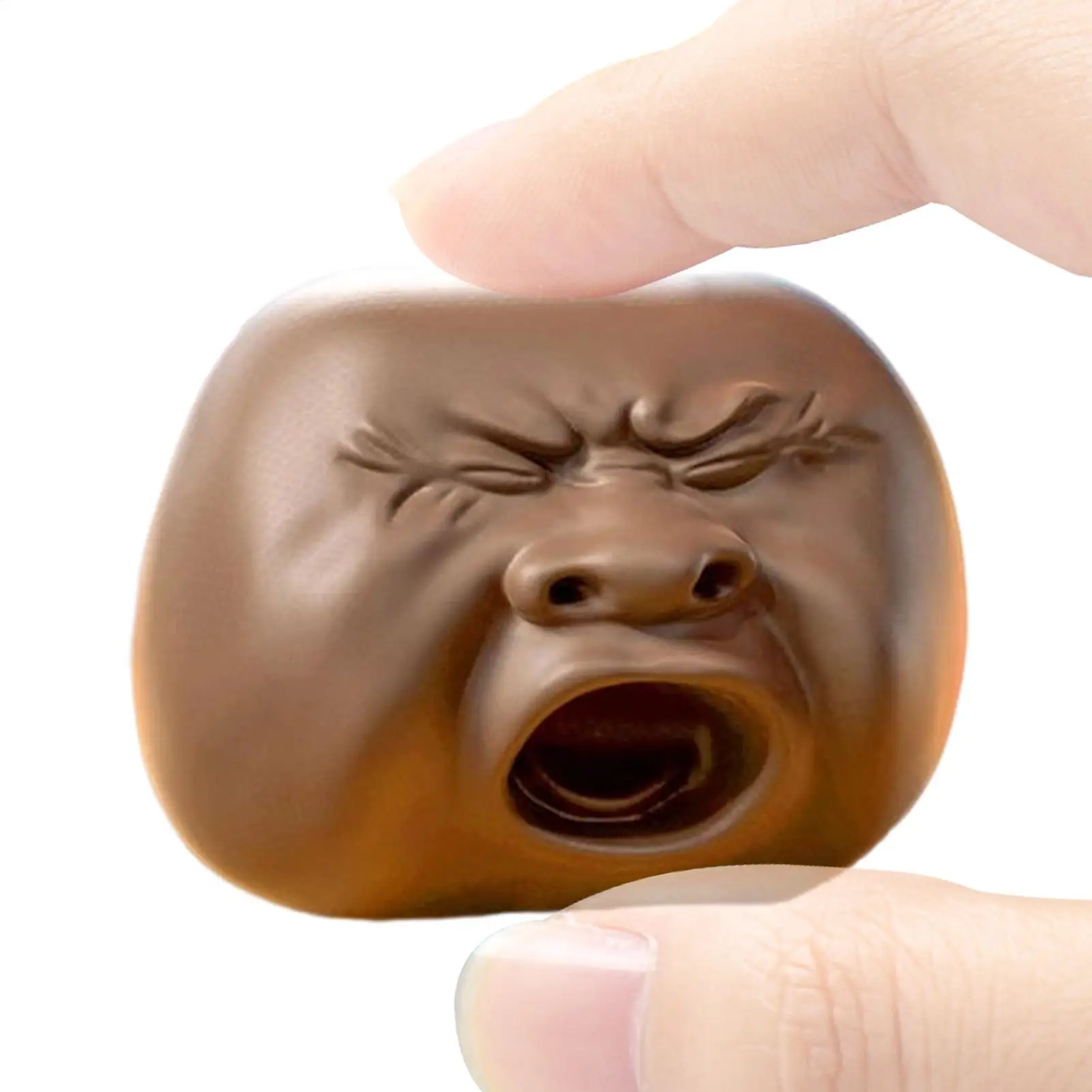 Mini Yawning Tea Pet Water Gun Ugly Person Portrait Pressing Nose Water Spray Gun For Playing Water Fight Stress Relief Toy