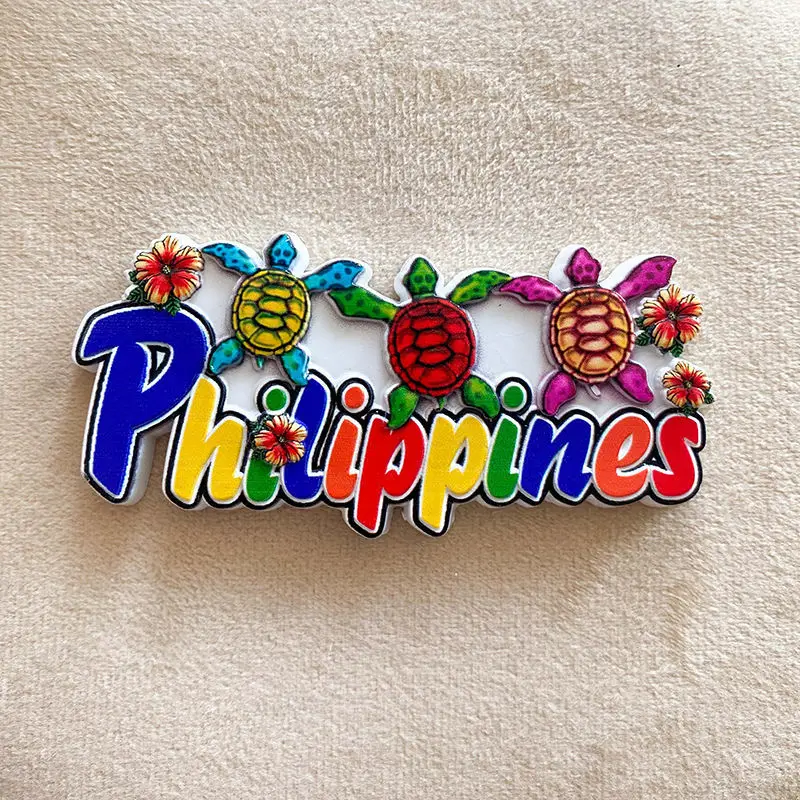 

Colorful 3D Philippines Turtle Fridge Magnets, Cute Decorative Refrigerator Magnets for Home Kitchen
