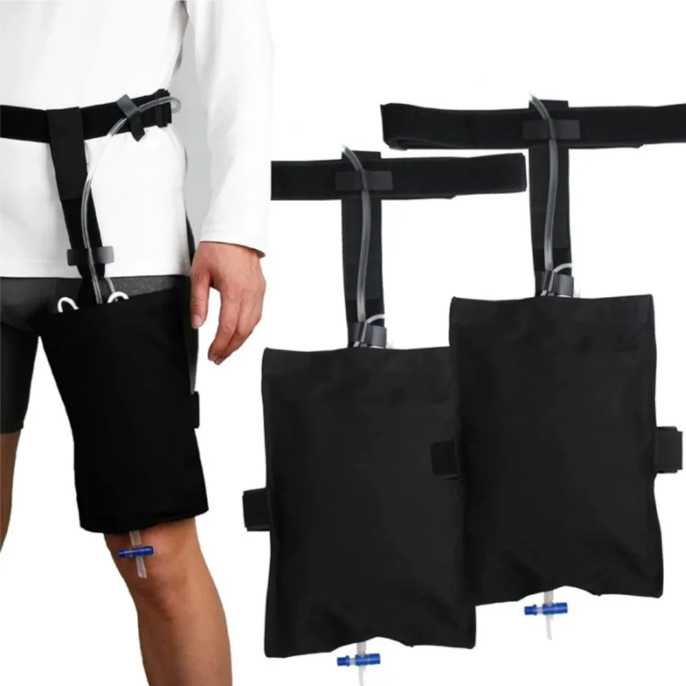 

1-5Pcs Urinary Drainage Bag External Bladder Ostomy Collection Waist Bag Catheter Urine Leg Bag Holder Fixed Storage Pouch