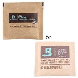 8g 69% RH 2-Way Humidity Control for Cigars Tobacco Humidifier Moisturizing Package Cigar Slices Resealable Bag