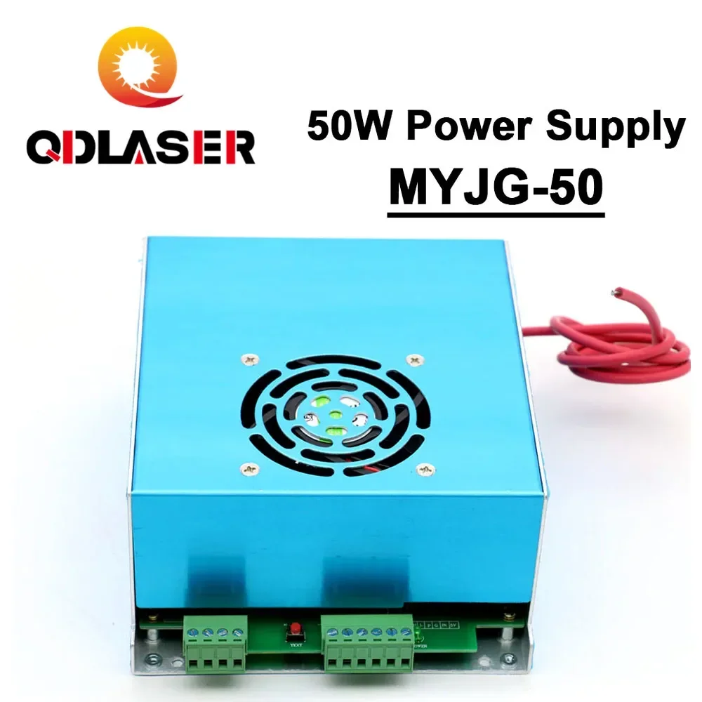

QDLASER 50W Laser Power Supply MYJG-50G 110V 220V for Co2 Laser Tube Engraving Cutting Machine