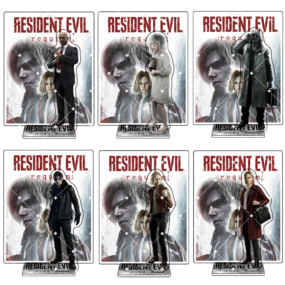 Hot Game Resident Evil 9: Requiem 15CM Acrylic Stand Keychain Grace Kennedy Desk Display Home Decoration Fans Souvenir Gift
