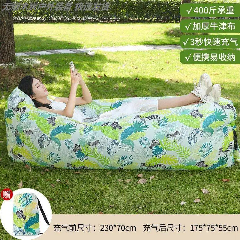 Picnic Camping Lazy Inflatable Sofa Trendy Double-person Portable Inflatable Wear-resistant Outdoor Furniture Opblaasbaar ZYCQSF