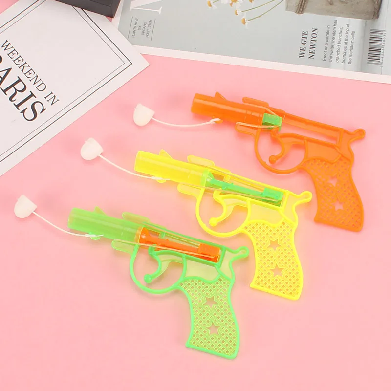 

3pcs Kids Nostalgic Toy Rubber Band Pistol Childhood Memory 80's Classic Dong Dong Gun Empty Gun Children's Toys
