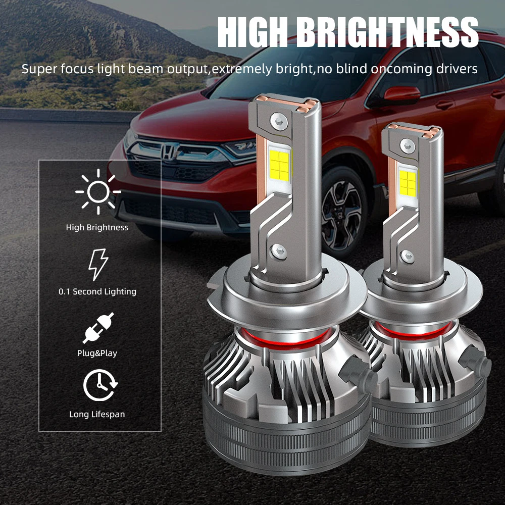 

High Power Car Lights H4 LED CANBUS LED H7 160000LM H11 Lamp for Car Headlight Bulbs H1 H3 H9 9005 9006 HB3 HB4 Fog Light 12V