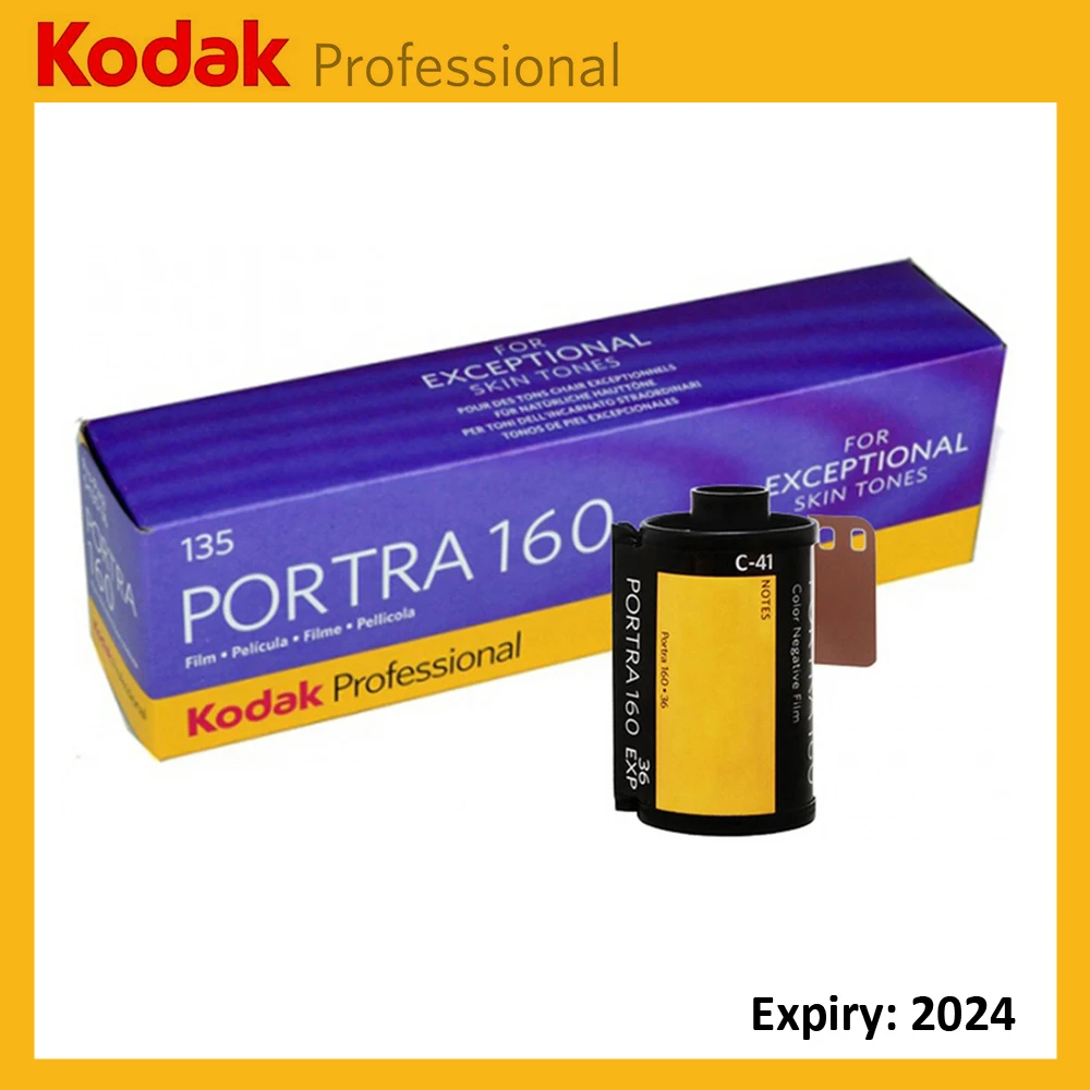 

Classic Kodak Film For Kodak Portra 160 Professional ISO 160 135mm Color Negative Film 1/2/3/5 Rolls For 135 Format Film Camera