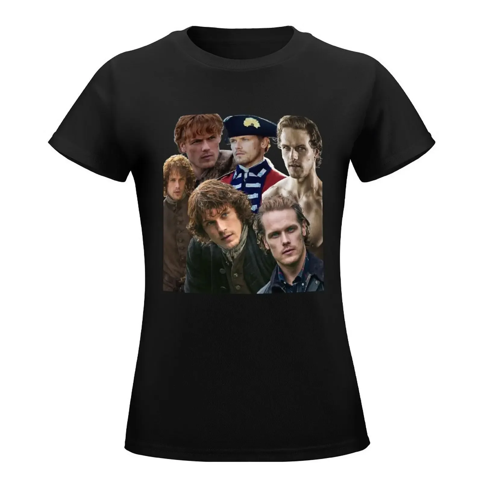 Gifts For Women Jamie Fraser -Sam Heughan Outlander Cool Gift T-Shirt hippie clothes plus size tops Womens clothing