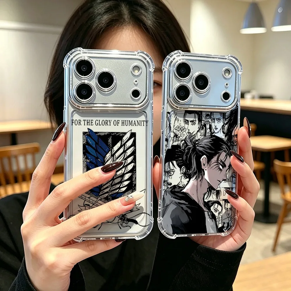 Anime Attacks on Titans Phone Case For Samsung Galaxy S26 S25 S24 S23 S22 S21 S20 Edge FE Ultra Plus 4G 5G Clear TPU Cover