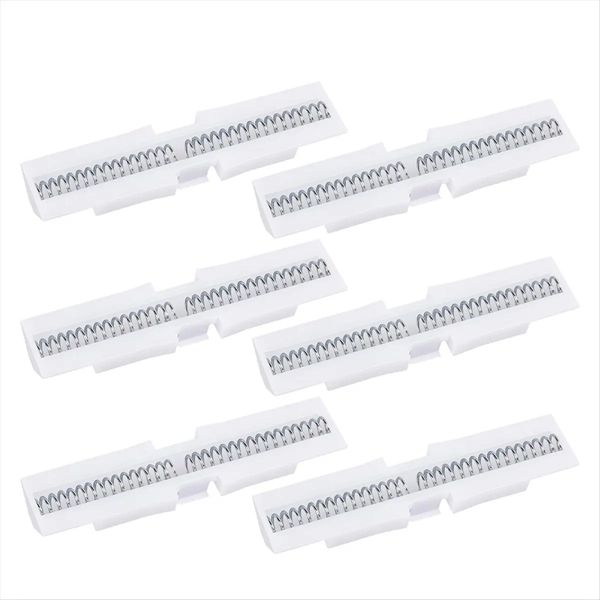 DT57 LATEST MODEL 6 Pcs Bi-Fold Door Slide Guide,Bifold Door Spring Slide Rail,Bifold Closet Door Slide Guide for Top Mount Prot
