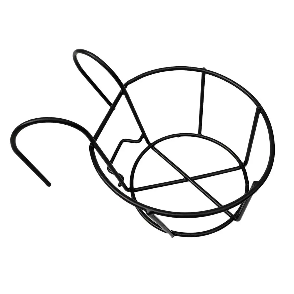 Outdoor Hanging Planter Iron Flowerpot Holder Metal Garden Basket for Potted Plants Balconies and Fences