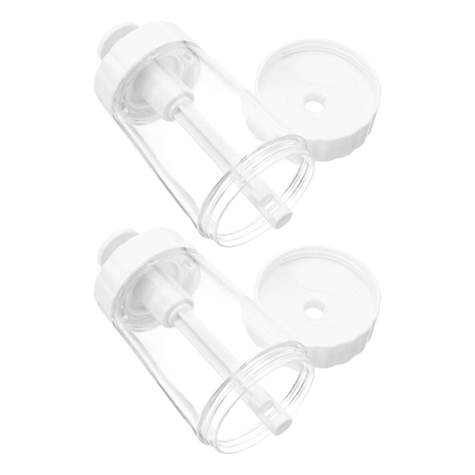 

2Pcs Quantitative Seasoning Jar Transparent Measuring Salt Pepper Shaker Set with 0.5g Spoon for Precise Dispensing Kitchen