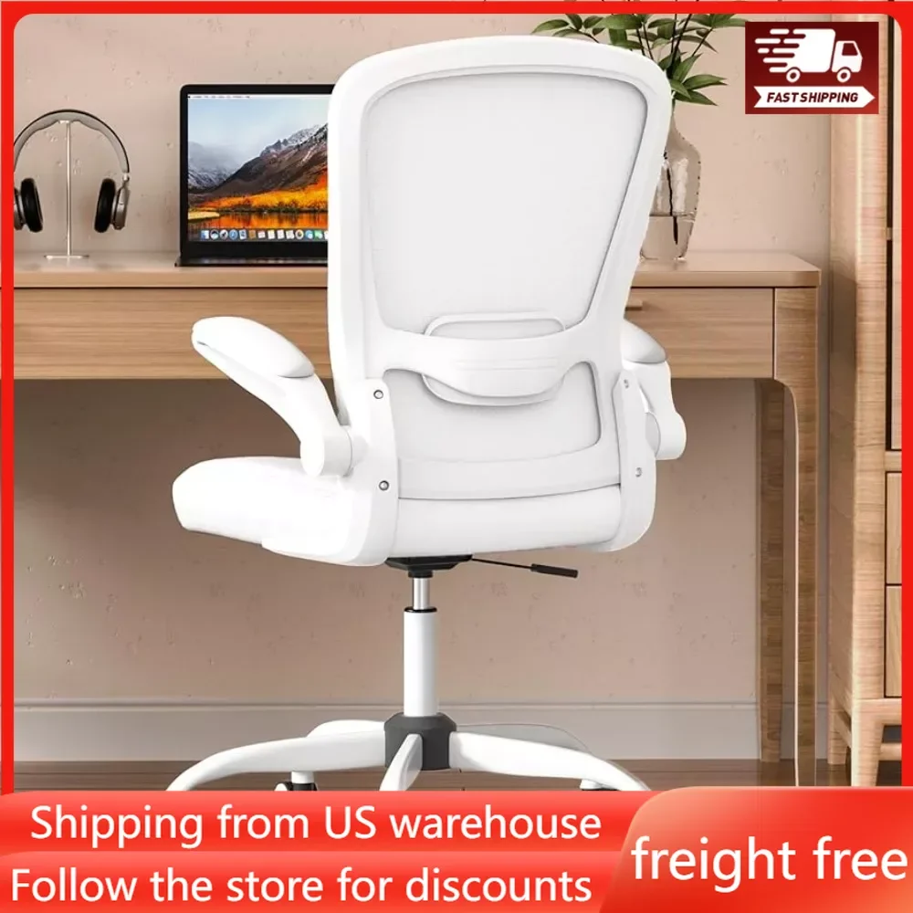 

Home Office Chair High Back Desk Chair Ergonomic Mesh Computer Chair with Adjustable Lumbar Support and Thickened Seat Cushion