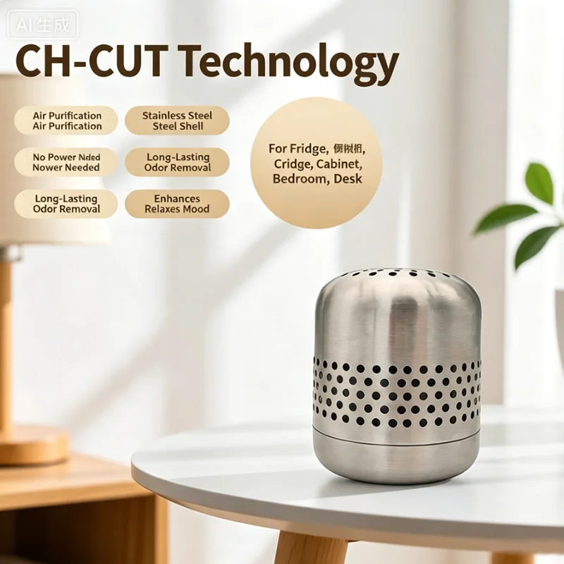 Refrigerator Airs Freshener Box 24-Hour Odor Neutralization Smell Absorber Extends Food Freshness Prevents Taint Purifying