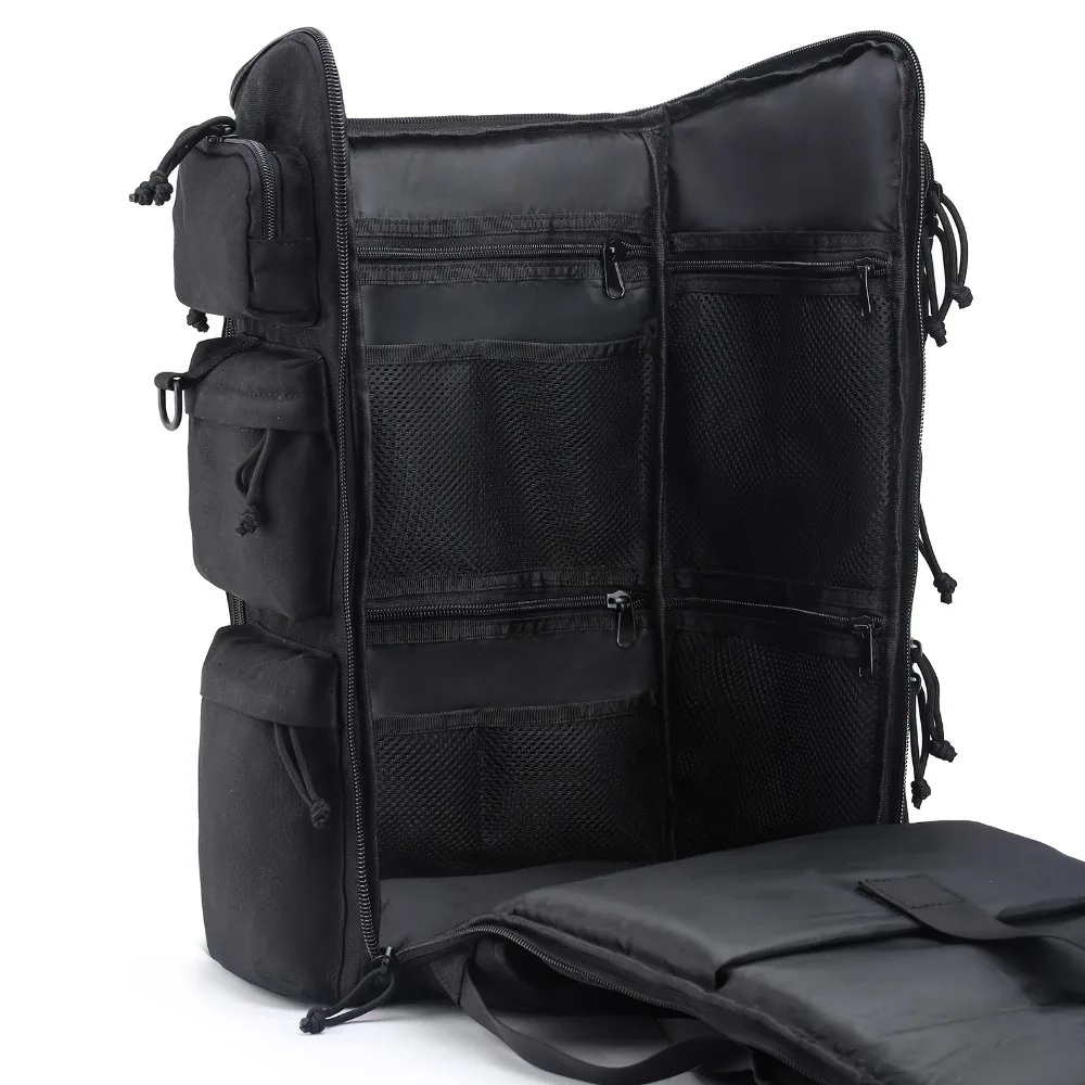 Men's Duffel Bag Large Capacity Modular Multi-Compartment Travel Gym Bag with Shoe Compartment