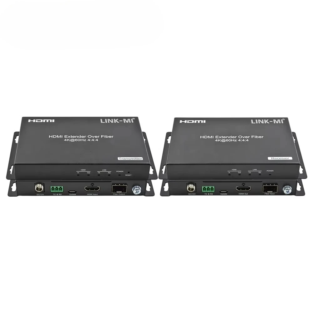 

Оптоволокно HDR 4K60 Гц для расширителя HDMI, передача AV дальнего действия, 60 км, видеоразветвители и преобразователи