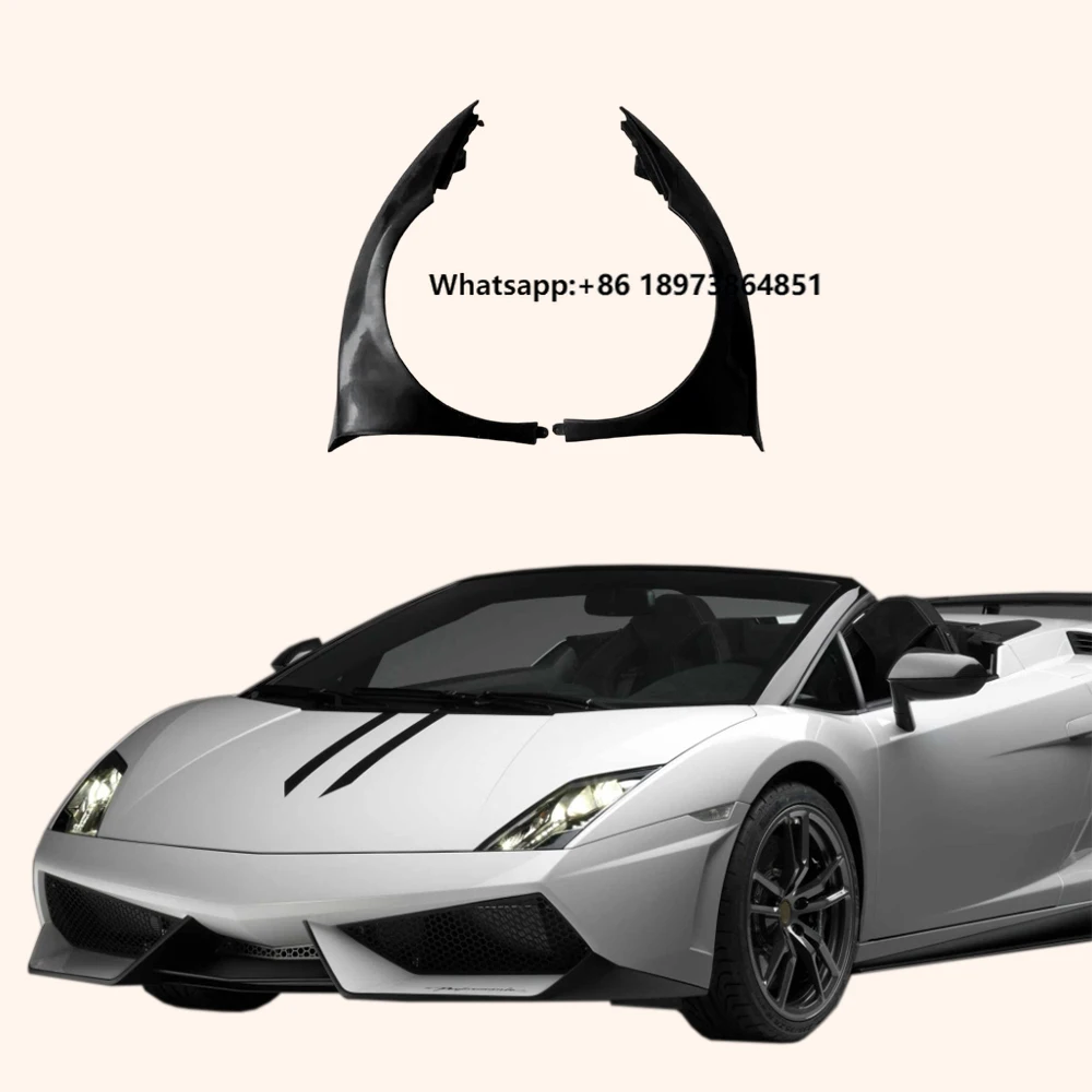 

For Lamborghini Gallardo LP570-4 Fiberglass OE Style Front Side Fender Pair