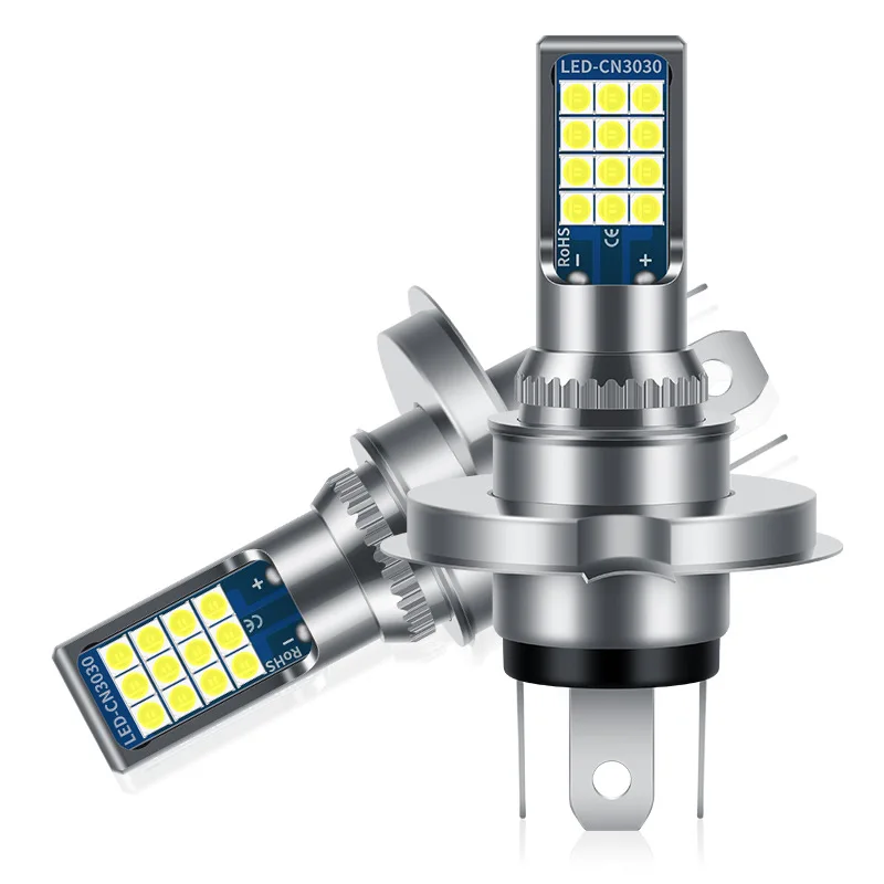 1Pc Motorcycle H4 H7 H1S 9003 LED Headlight Hi/Lo Bulbs 6000K White for Kawasaki Z125 Pro Z series Super Bright Headlight