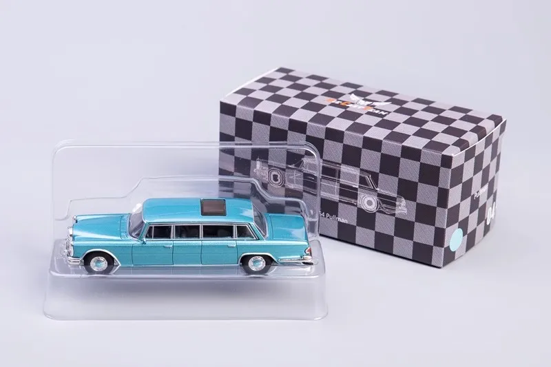 DCT 1/64 Mercedes-Benz Pullman 600 (W100) LWB Limuzyna Samochód Odlew Metalowy Model Auta Zabawki Prezent Świąteczny dla Dzieci Chłopców