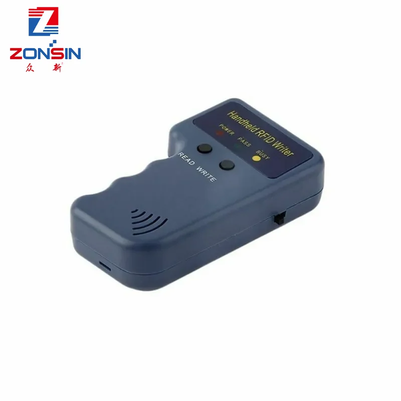 Handheld 125KHz EM4100 RFID Copier Writer Duplicator Programmer Reader + EM4305 T5577 Rewritable ID Keyfobs Tags Card