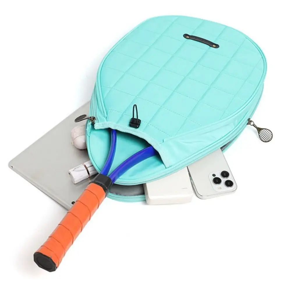 Mochila crossbody de tênis de grande capacidade, à prova d'água, fecho de zíper, leve, multiuso, profissional