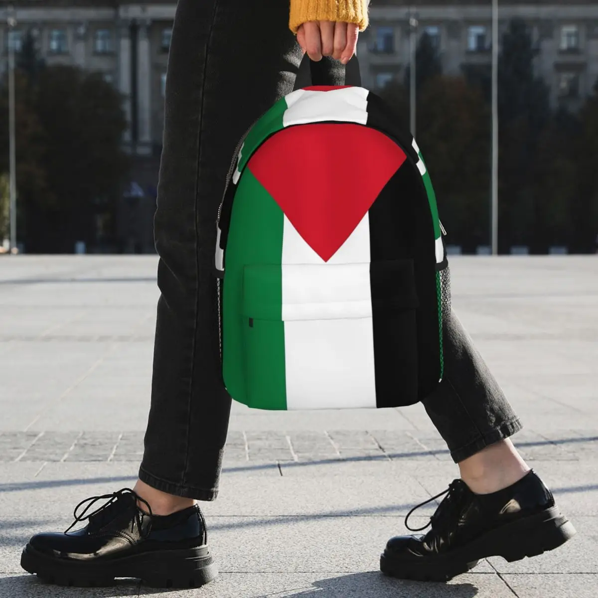 Mochilas con bandera palestina para niños y niñas, mochilas escolares a la moda para estudiantes, mochila para ordenador portátil, bolso de hombro de gran capacidad
