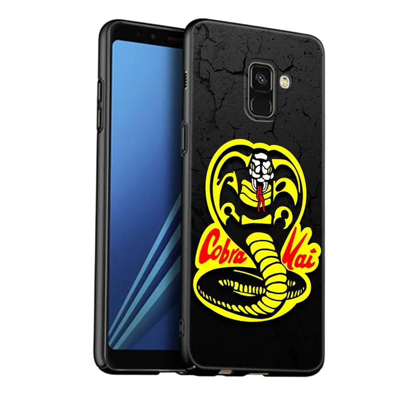 Cobra Kai Snake Phone Case For Samsung Galaxy A01 A03 Core A04 E A02 A05 A10 A20 A21 A30 A50 S A6 A8 Plus A7 2018 Black Cover