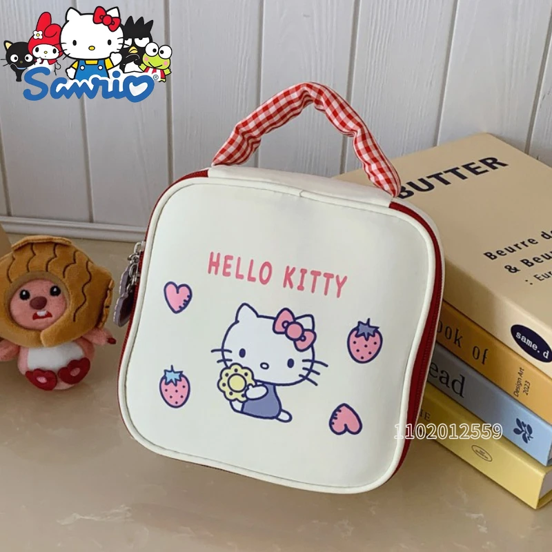 

Sanrio Hello Kitty Original New Cosmetic Bag Luxury Brand Portable Cosmetic Bag Large Capacity Travel Storage Toiletry Bag