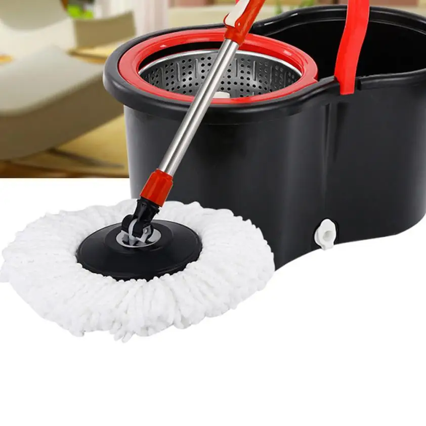 Universal Mop Head Refill Rotating Spin Mops Microfibers Round 16mm Mopping Head Microfiber Rag Mop Cloth Replacement Clean Tool