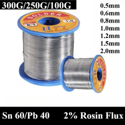 300g/250g/100g Rosin Core Solder Wire Low Temperature Solder Joint Bright 1.0/1.2/1.5/2.0mm Solder Joint Solder Wire