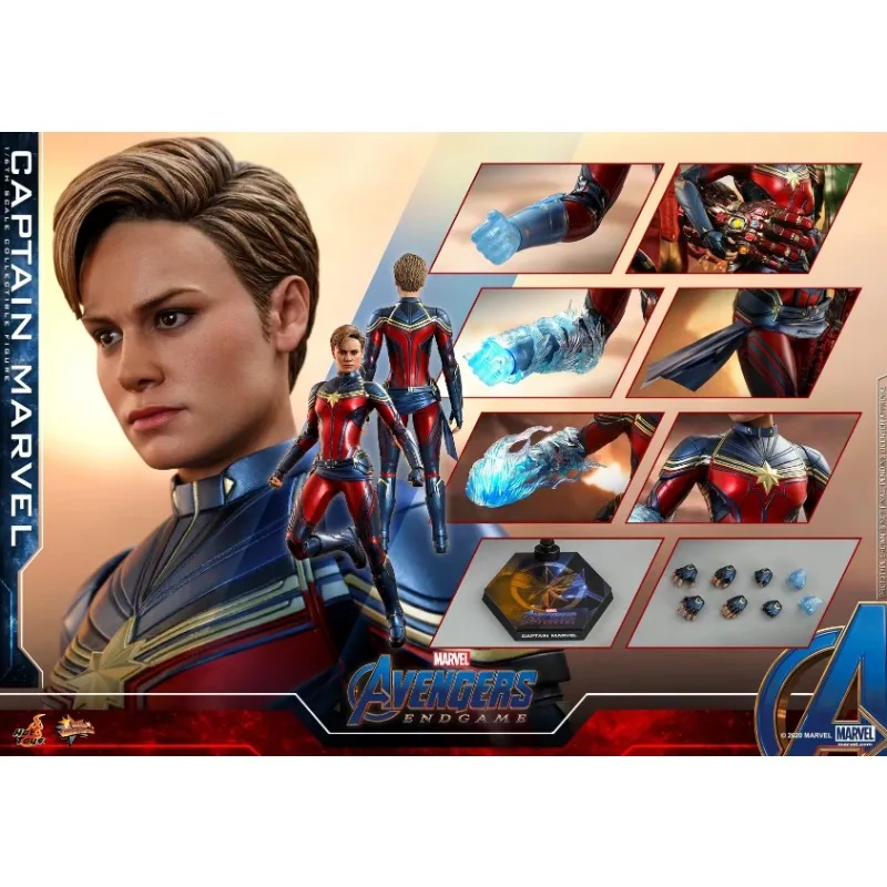 New version The Avengers Captain Marvel 2.0 Mms575 1/6 Anime Figure Modèle Jouets D'action Collection D'anniversaire Hot Toys