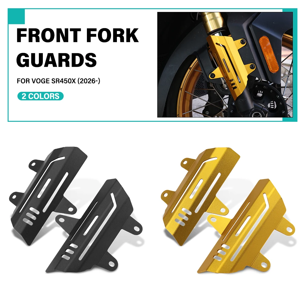 For VOGE SR450X SR 450X SR450 X 2026- Motorcycle Front Fork Guard Cover Fork Shock Absorber Protector CNC Aluminum Fork Covers