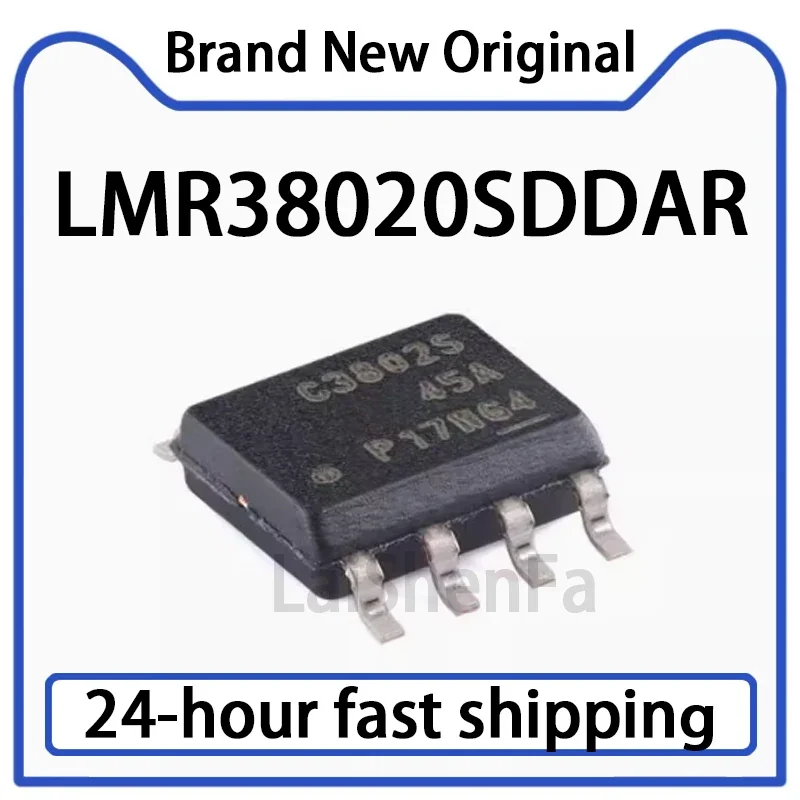 2PCS LMR38020SDDAR HSOIC-8 2A Synchronous Buck Power Converter with 40 Μ A IQ, in Stock