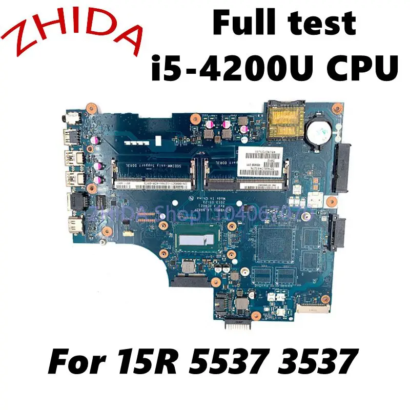 For Dell Inspiron 15R 5537 3537 Main Board VBW01 LA-9982P 00GCY 000GCY CN-000GCY Laptop Motherboard i5-4200U CPU Full Test