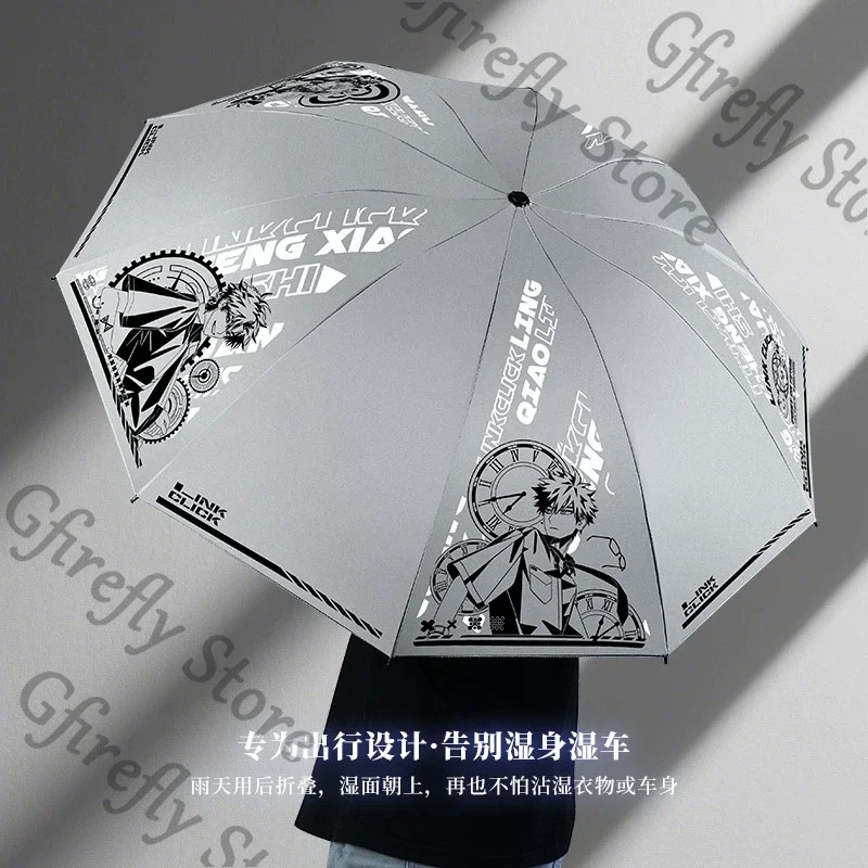 

Link Click: Bridon Arc‌ Lucas Charles Jo Dual-purpose Sunshade Folding Umbrella Genuine Cosplay Double-deck Brolly Bumbershoot