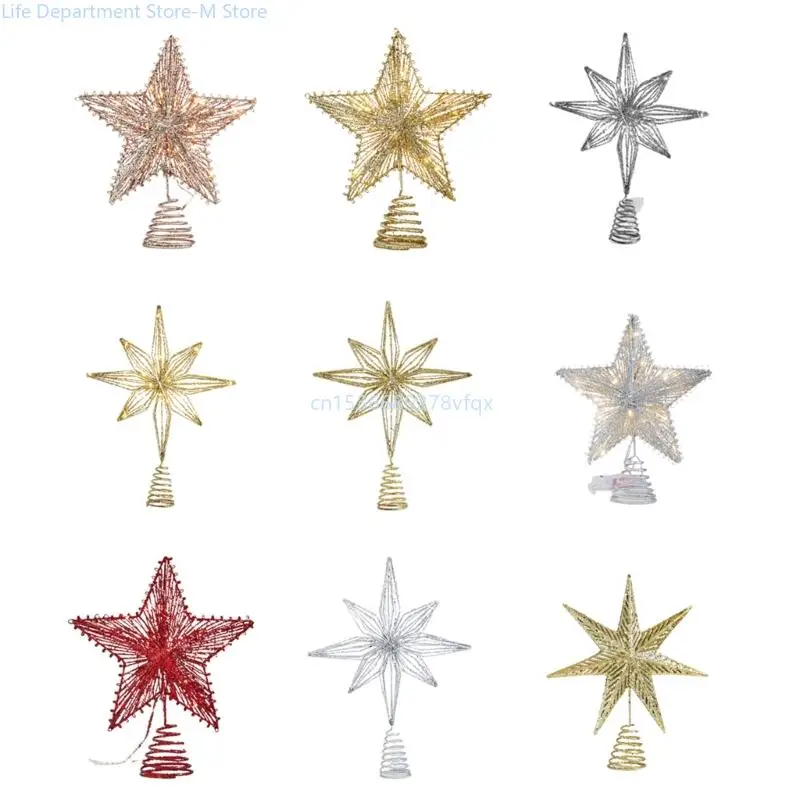 Exquisite Glowing Christmas Tree Star Toppers Must have for Christmas Lovers