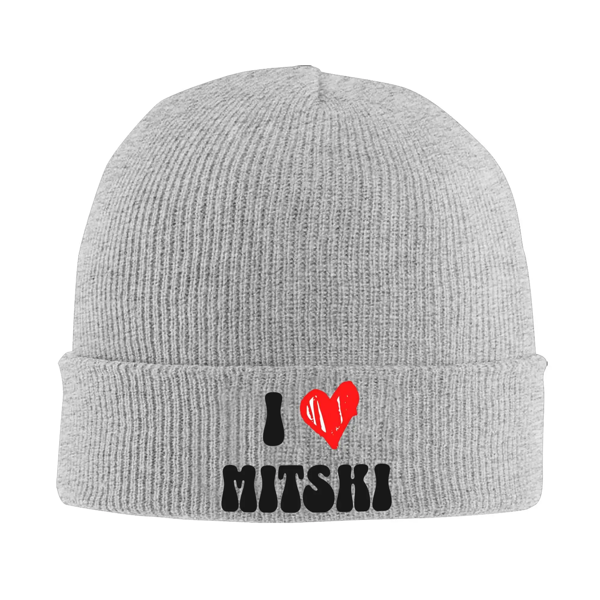 I Love Mitski Accessories Winter Beanie Hat For Women Men Knitted Skull Cap  Bonnet Hats