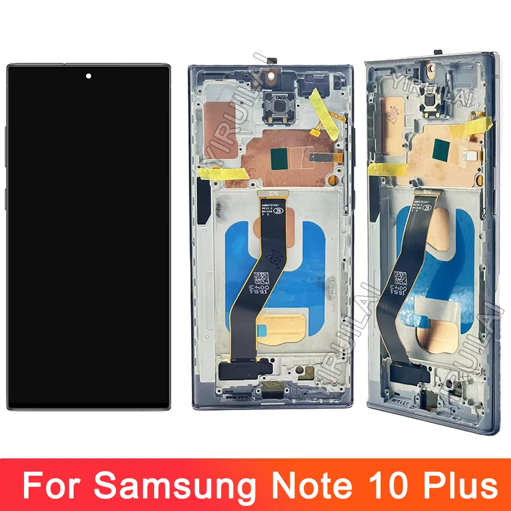 TFT Note 10 Plus Display Screen with Frame for Samsung Galaxy Note10+ N975F N975F/DS Lcd Display Touch Screen Assembly Parts