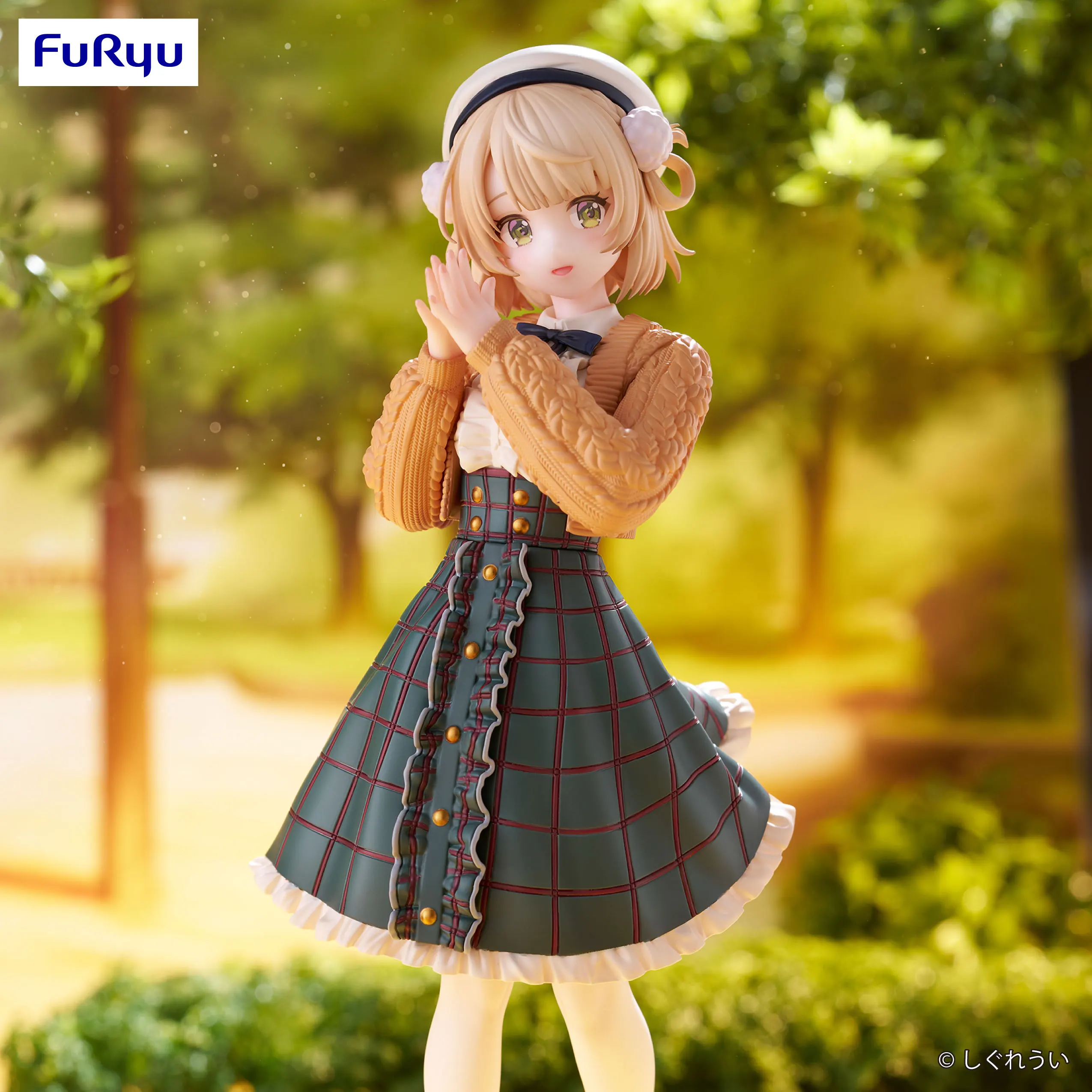 متوفر في المخزون FuRyu Trio-Try-iT TTI Virtual YouTuber VTuber Shigure Ui سطح المكتب دمية لطيفة شخصيات كرتونية ألعاب نموذج PVC قابل للجمع