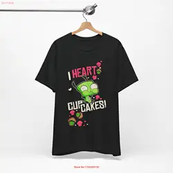 Invader Zim Gir T Shirt I love Cupcakes Scene Emo Fashioned 2000's Hot Topic Vintage long or short sleeves