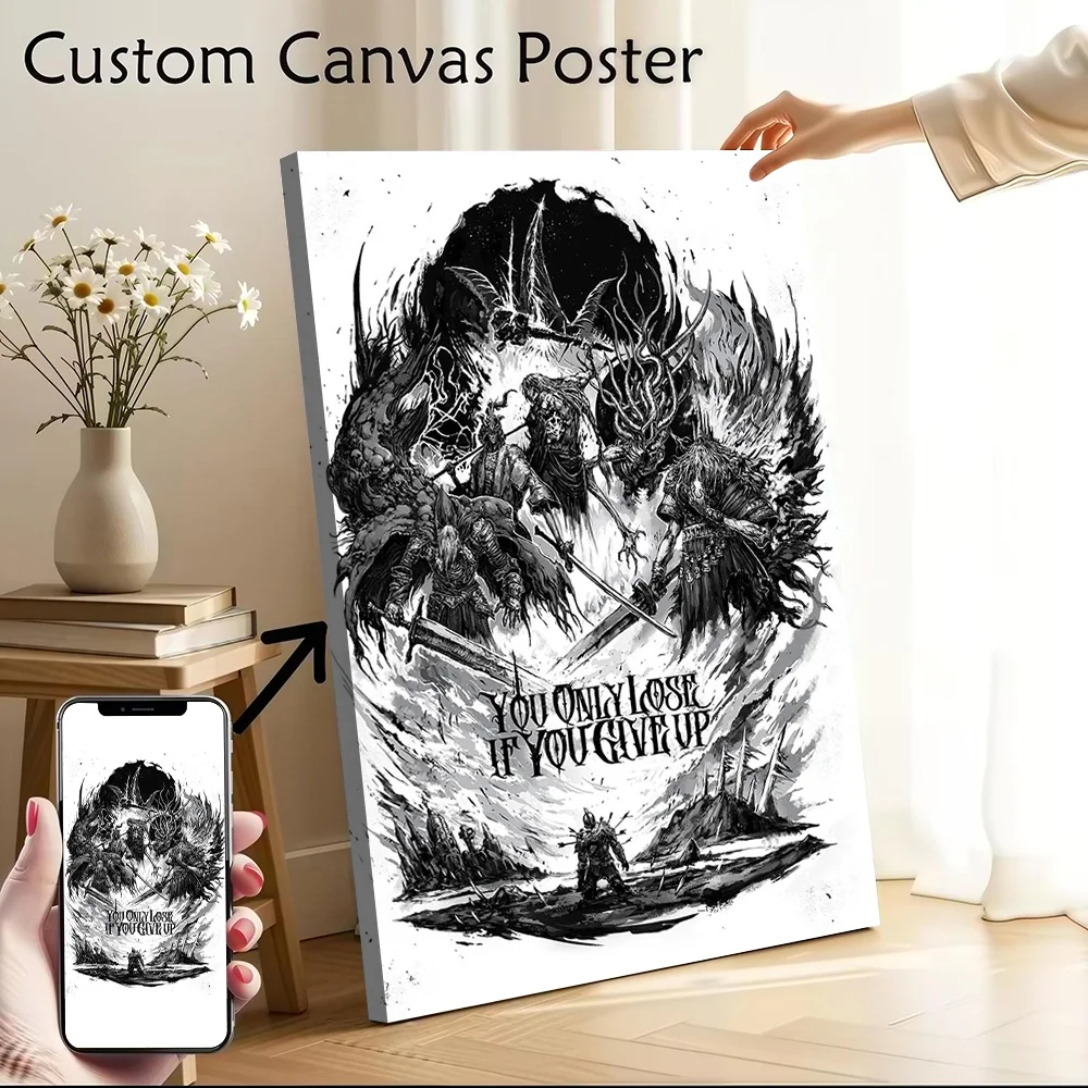 Face Your Fears Printed Canvas Poster Personalized High Quality Wall Art Paintings for Home Decor Living Room Decoration Bedroom