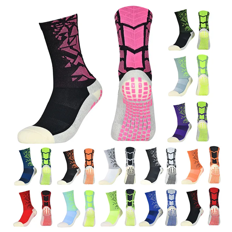 Outdoor Fashion Compression Football Socks Running Sports Athletic Soccer Socks Basketball Anti Slip Socks with Grips