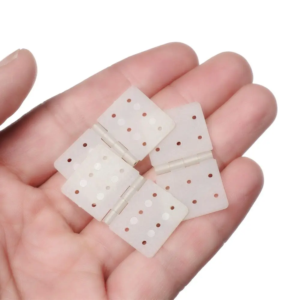 10 peças 3 tamanhos acessórios diy conexão de aleta de avião nylon e dobradiça fixa peças de aviões rc modelo de aeromodelismo