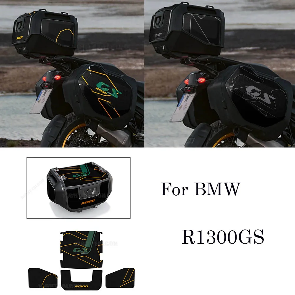 For BMW R1300GS R 1300 GS Sticker Trophy Triple Black Option 719 Motorcycle Suitcase Stickers Protective