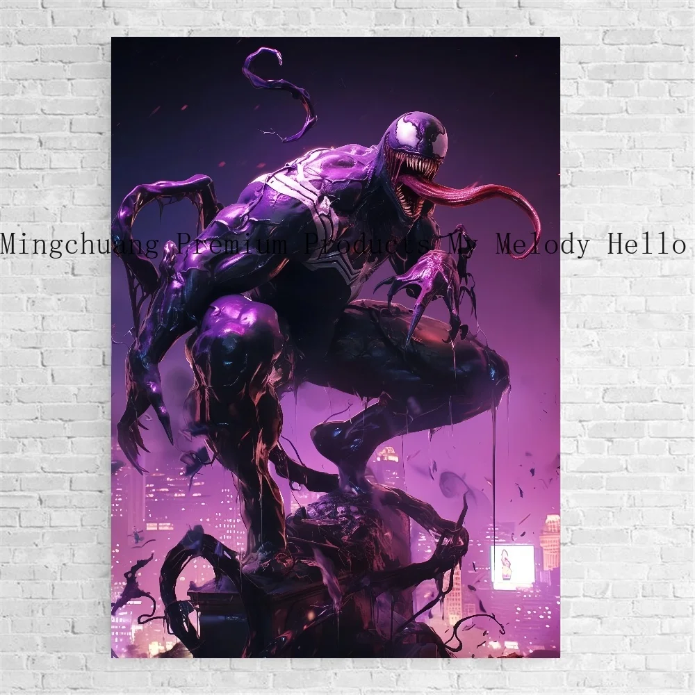 Miniso Marvel Gif Spider-Man Avengers Muur Art Print Poster Canvas Schilderij Voor Woonkamer Huisdecoratie Kinderen Cadeau